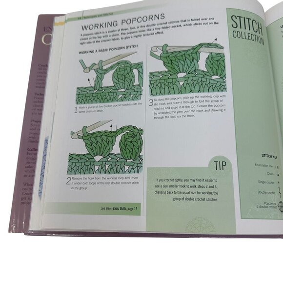 The Encyclopedia Of Crochet Techniques By Jan Eaton Hardcover Beginner Crafting - Picture 4 of 11